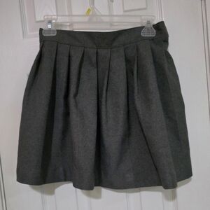 French Toast Charcoal School A-Line Skirt